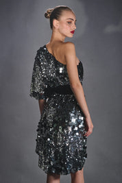 ALHENA robe courte paillette
