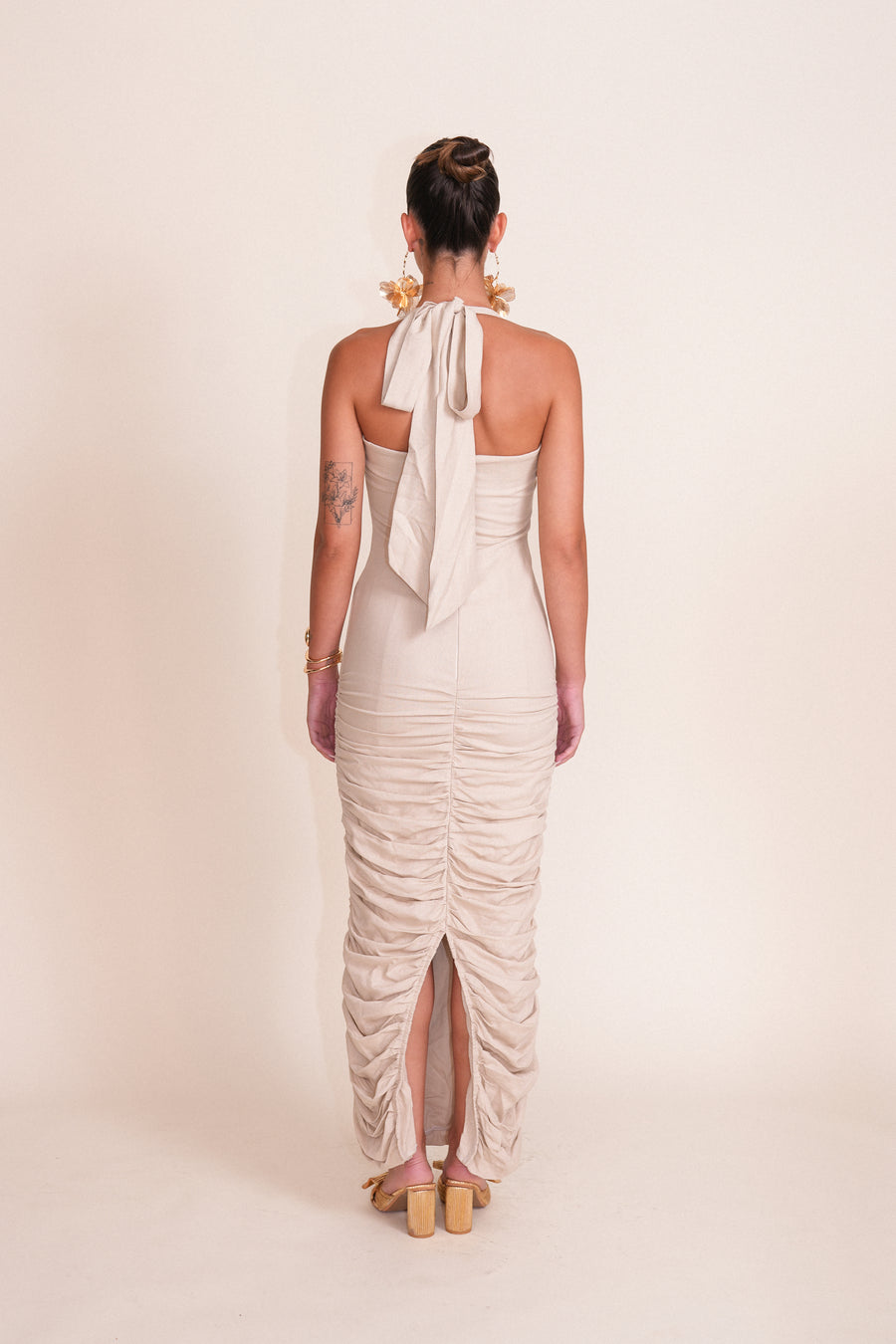 MARYLINE robe froncée