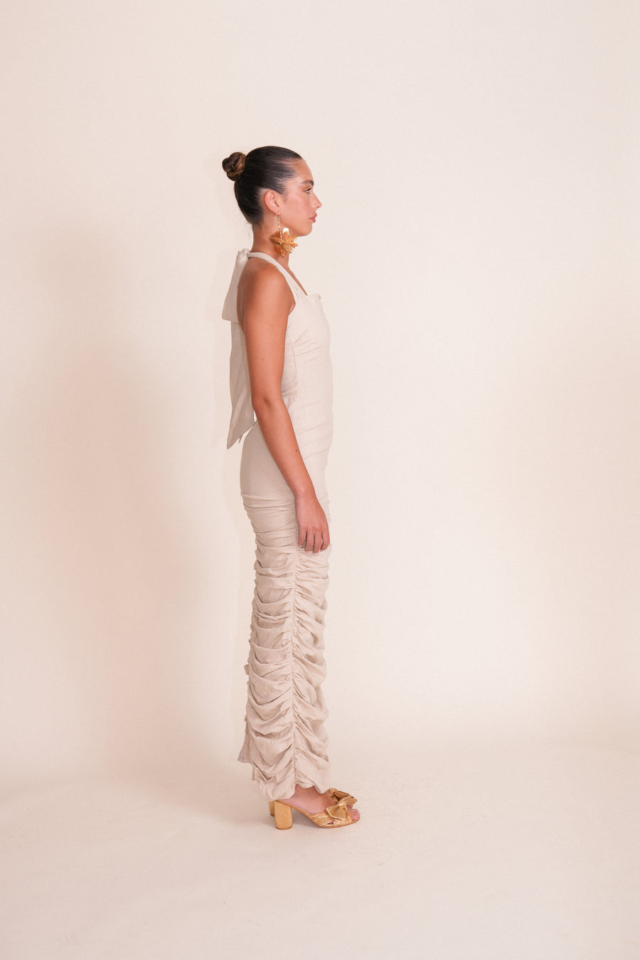 MARYLINE robe froncée