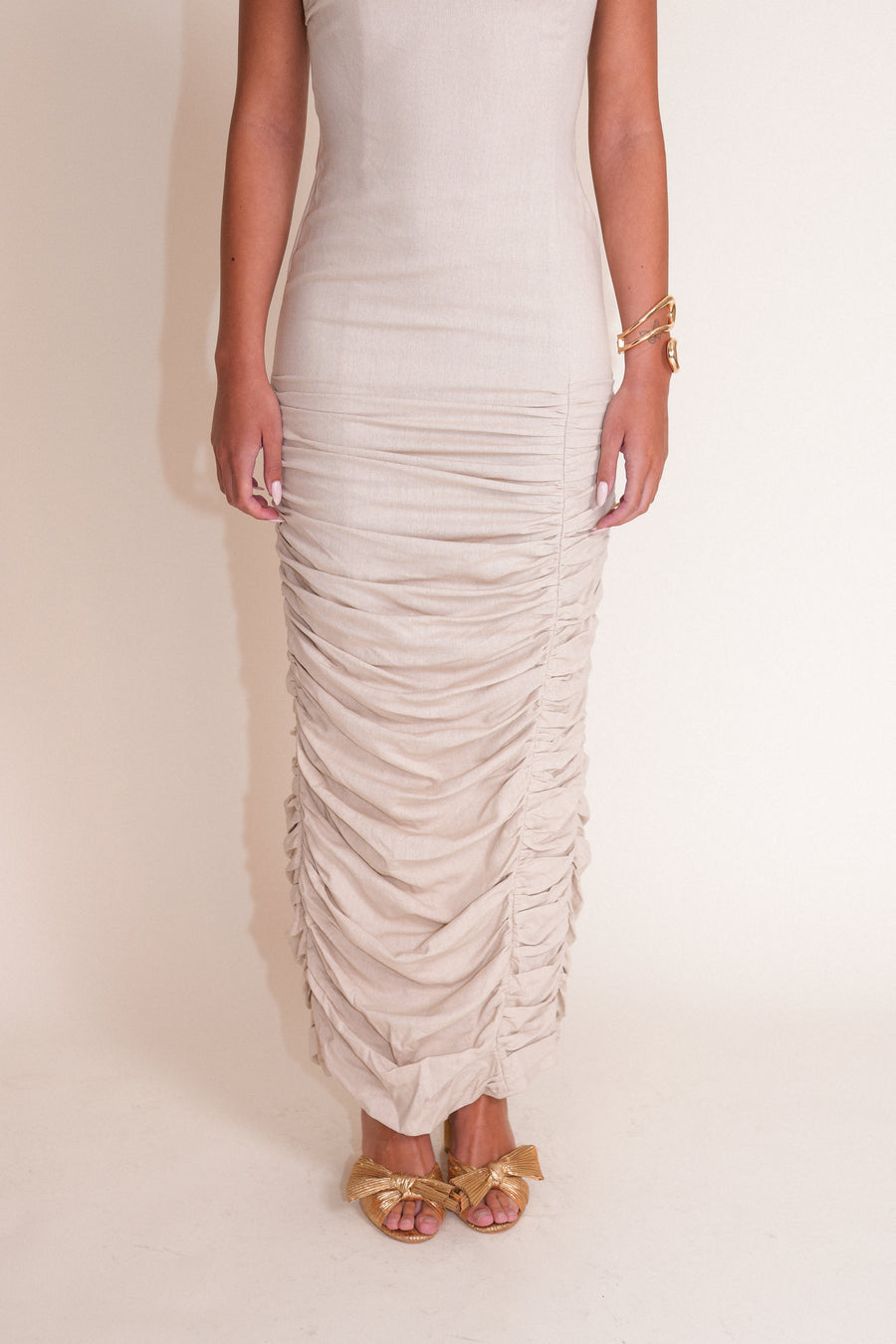 MARYLINE robe froncée